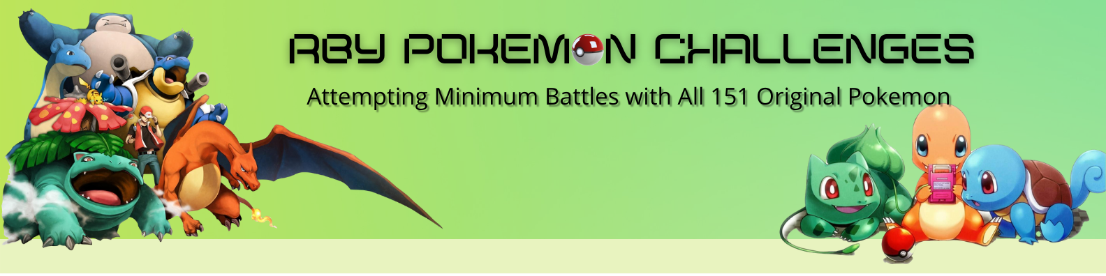 RBY Pokemon Challenges Banner