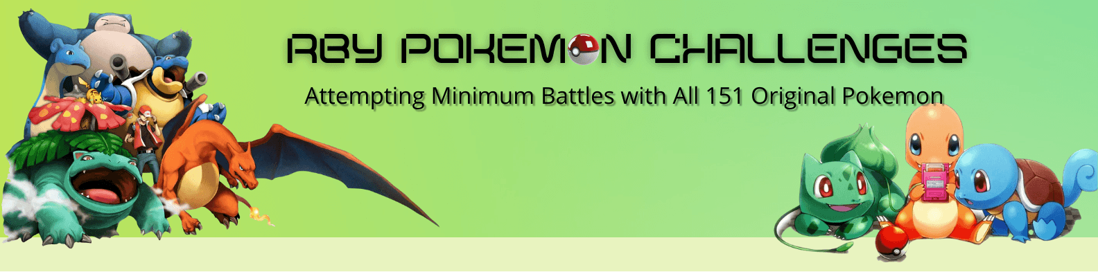 RBY Pokemon Challenges Banner